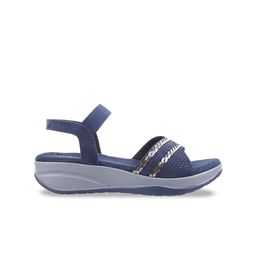 Metro Embellished Open Toe Wedges With Backstrap image 5