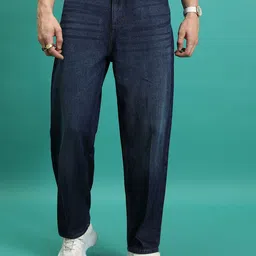 HIGHLANDER Men Loose Fit Mid-Rise Light Fade Cotton Jeans-picture-19