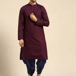 KISAH Mandarin Collar Straight Kurta-57