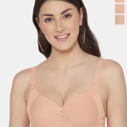 Tweens Pack of 3 Full Coverage Lightly Padded Minimizer Bras- All Day Comfort-image-43