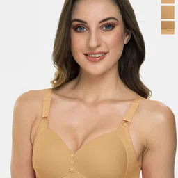 Tweens Pack Of 3 Full Coverage Lightly Padded Cotton T-shirt Bras With All Day Comfort-picture-43