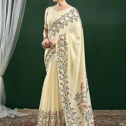 KALINI Ethnic Motif Pure Cotton Saree-picture-15