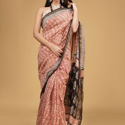 KALINI Floral Printed Pure Cotton Saree-image-68