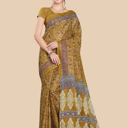 Rani Saahiba Floral Printed Pure Cotton Saree-picture-25