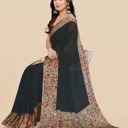 KALINI Printed Border Saree-12
