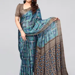 KALINI Geometric Printed Saree-picture-55