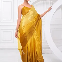 Kalista Ombre Dyed Pure Chiffon Saree-picture-41
