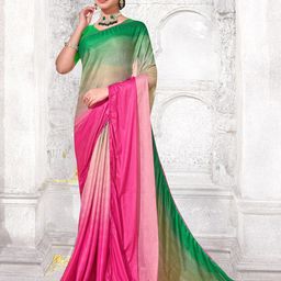 Anouk Ombre Pure Chiffon Saree-image-6