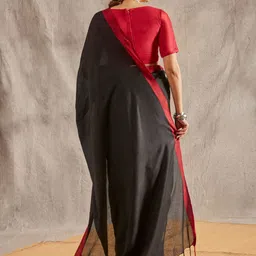 SALWAR STUDIO Pure Cotton Saree image 3