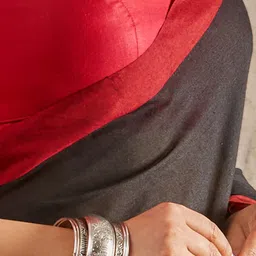 SALWAR STUDIO Pure Cotton Saree image 4
