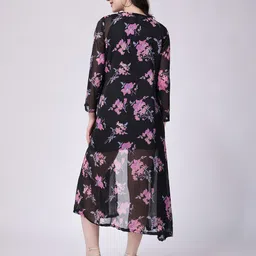 SCORPIUS Printed Longline Shrug image 4