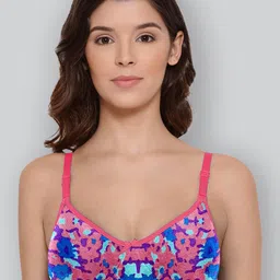 LYRA Printed Combed Cotton Wirefree Secret Support Bra with Detachable Strap-picture-26