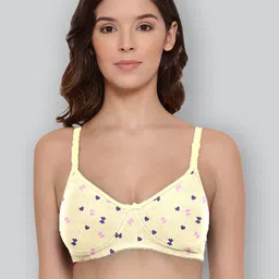 LYRA Printed Combed Cotton Wirefree Secret Support Bra with Detachable Strap-picture-17