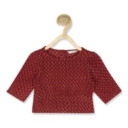 Peter England Girls Floral Printed Top-image-88