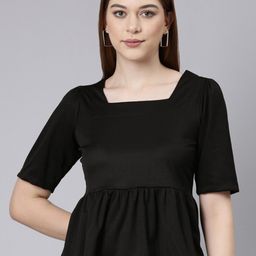 TWIN BIRDS Cotton Square Neck Top-picture-47