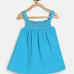 MINI KLUB Girls Shoulder Straps A Line Cotton Top-image-54