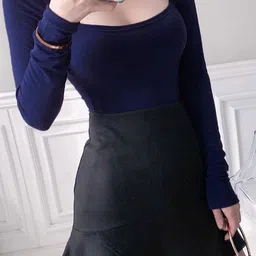 LULU & SKY Round Neck Cotton Top-picture-50