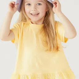 Marks & Spencer Girls Round Neck Cotton Top-picture-34