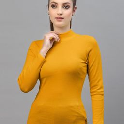 Friskers High Neck Bio-Wash Cotton Top-image-78