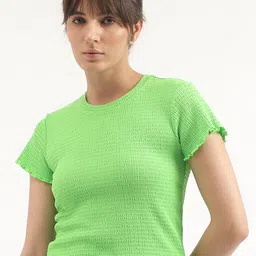 United Colors of Benetton Round Neck Short Sleeves Top-image-47