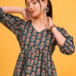SHIONS Floral Print Cotton Top-picture-24