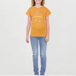 Gini and Jony Girls Floral Printed Round Neck Cotton Casual T-shirt-image-15