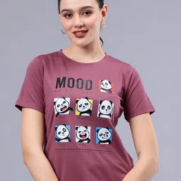 Albion By CnM Graphic Printed Round Neck Short Sleeves Regular T-shirt-image-48