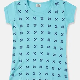 HOMEGROWN Girls Conversational Printed Cotton Top-image-63