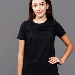 Chemistry Twisted Round Neck Cotton Top-picture-32