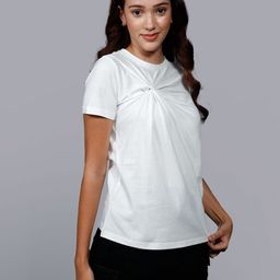 Chemistry Solid Round Neck Top-picture-26