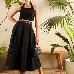 Uptownie Stretchable Halter Neck Top-image-59