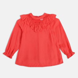 MINI KLUB Girls Round Neck Long Sleeves Cotton Top-image-39