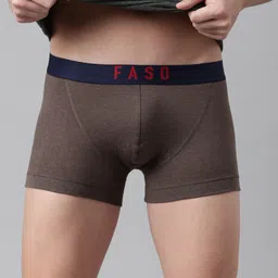 FASO Printed Organic Cotton Trunk -FS2006-SQ-BROWNMARL-image-77