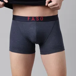 FASO Printed Organic Cotton Trunks FS2006-SQ-NAVYMARL-picture-46