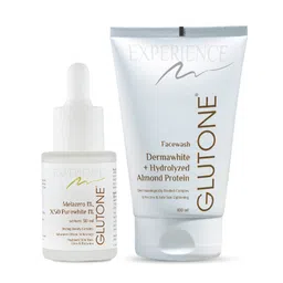 Glutone Skin Brightening Face Wash 100ml & Serum Combo,  30 ml  for Cleansing & Hydration -image-32