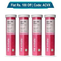 HealthKart HK Vitals ACV 750 mg Effervescent,  60 tablet(s)  Watermelon -26