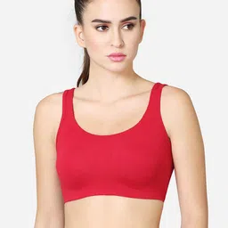 VStar Medium Coverage Non-Padded Non-Wired Running Sports Bra-16
