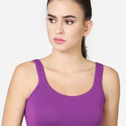 VStar Medium Coverage Non Padded All Day Comfort Seamless Sports Bra-29