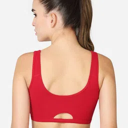 VStar Medium Coverage Non-Padded Non-Wired Running Sports Bra image 2