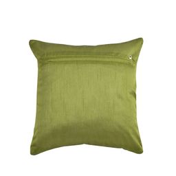 Bajo's Lime Green Set of 5 Checked Square Cushion Covers image 3