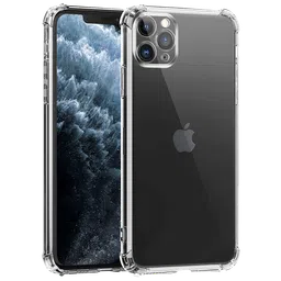 in base Ultra Clear TPU Shell Back Cover for Apple iPhone 12 and iPhone 12 Pro (Soft and Flexible, Clear)-71