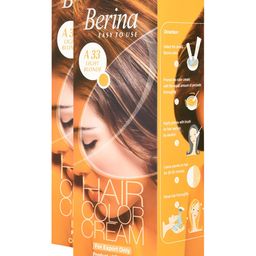 Berina Pack of 2 Hair Color Cream A33 Light Blonde-image-82