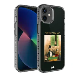 DailyObjects Black & Green Can You Not iPhone 12 Stride 2.0 Case Cover-31