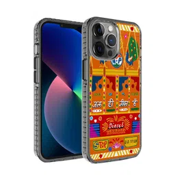 DailyObjects Orange & Red Jal Jeevan Truckback Stride 2.0 iPhone 12 Pro Max Phone Case-9