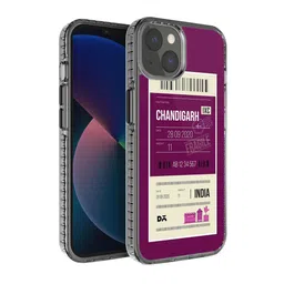 DailyObjects Purple Printed  Chandigarh City Tag  iPhone X Phone Case-19
