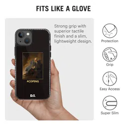 DailyObjects Multi-coloured Coping Printed iPhone 13 Phone Case image 5