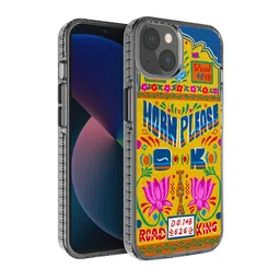 DailyObjects Adults MultiColor Printed Road King Truck back iPhone 13 Mini Phone Case-32