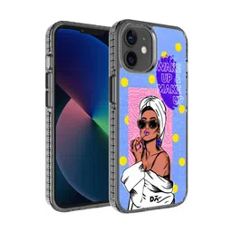 DailyObjects Blue & Pink MakeUp Ritual Printed iPhone 12 Mini Phone Case-25