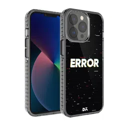 DailyObjects Black & White Printed ERROR iPhone 13 Pro Max Phone Case image 1