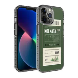 DailyObjects Green & White Printed iPhone 12 Pro Phone Case image 1
